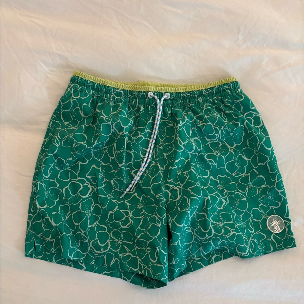 Chubbies men’s swim trunks.  Lined.  Size large.  5.5”